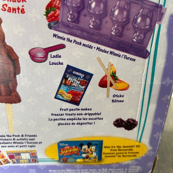 Vintage RARE Disney Winnie the Pooh fruit stick kit NEW - Picture 6 of 9